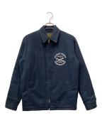 BACKDROP×CALEEバックドロップ×キャリー）の古着「ワークジャケット」｜ネイビー