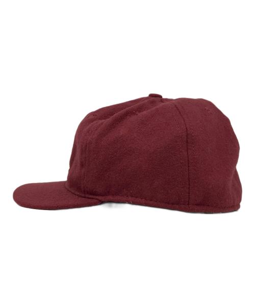 EBBETS FIELD FLANNELS（エベッツフィールドフランネルズ）EBBETS FIELD FLANNELS (エベッツフィールドフランネルズ) キャップ ワインレッドの古着・服飾アイテム