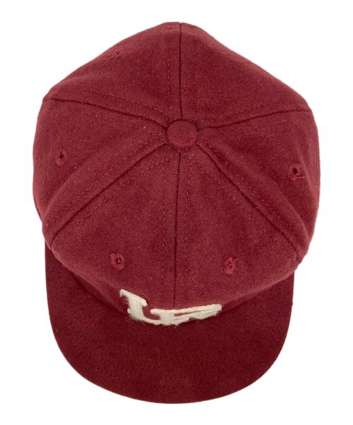 EBBETS FIELD FLANNELS（エベッツフィールドフランネルズ）EBBETS FIELD FLANNELS (エベッツフィールドフランネルズ) キャップ ワインレッドの古着・服飾アイテム