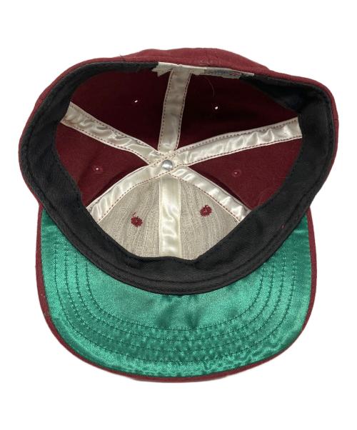 EBBETS FIELD FLANNELS（エベッツフィールドフランネルズ）EBBETS FIELD FLANNELS (エベッツフィールドフランネルズ) キャップ ワインレッドの古着・服飾アイテム