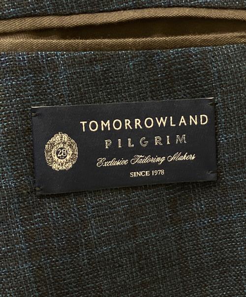 TOMORROW LAND PILGRIM（トゥモローランド ピルグリム）TOMORROW LAND PILGRIM (トゥモローランド ピルグリム) テーラードジャケット ネイビー サイズ:46の古着・服飾アイテム