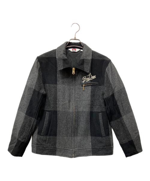BEN DAVIS（ベンデイビス）BEN DAVIS (ベンデイビス) ジャケット ブラック×グレー サイズ:Lの古着・服飾アイテム