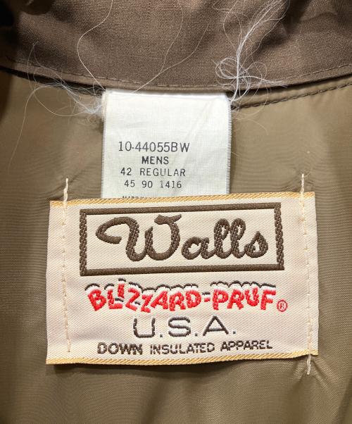 Walls（ウォールズ）Walls (ウォールズ) ダウンジャケット ブラウン サイズ:42の古着・服飾アイテム