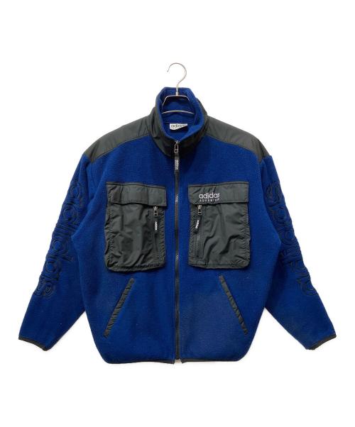adidas ADVENTURE（アディダス アドベンチャー）adidas ADVENTURE (アディダス アドベンチャー) フリースジャケット ブルー×ブラック サイズ:98-6の古着・服飾アイテム