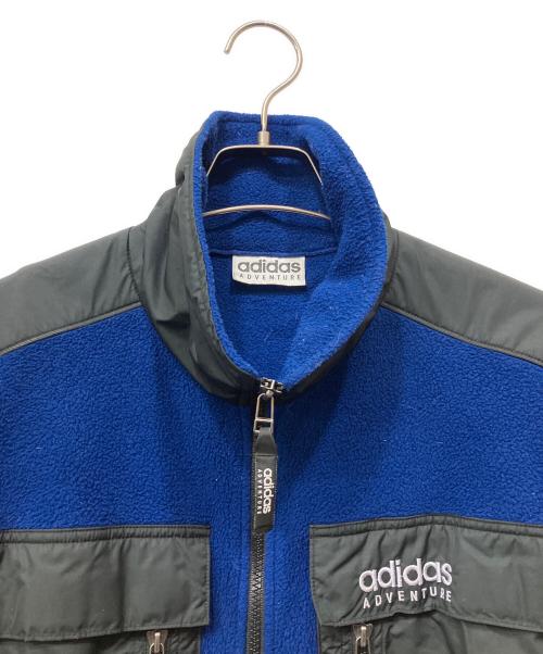 adidas ADVENTURE（アディダス アドベンチャー）adidas ADVENTURE (アディダス アドベンチャー) フリースジャケット ブルー×ブラック サイズ:98-6の古着・服飾アイテム