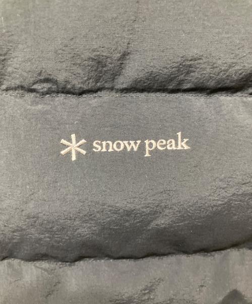 Snow peak（スノーピーク）snow peak (スノーピーク) 中綿ベスト ブラック サイズ:XLの古着・服飾アイテム