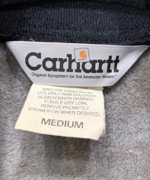 CarHartt（カーハート）CarHartt (カーハート) ジップアップスウェット ブラック サイズ:MEDIUMの古着・服飾アイテム