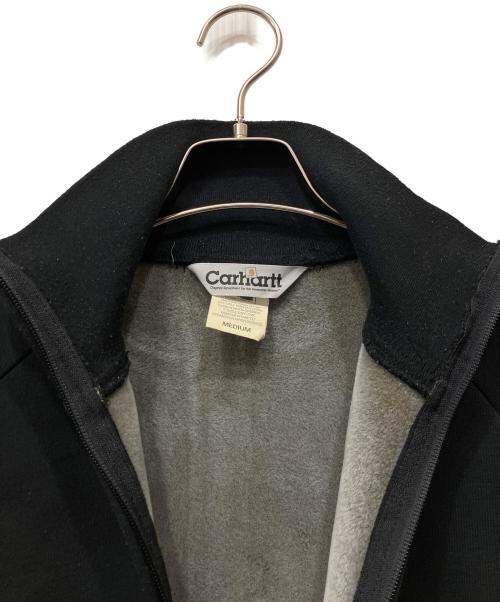 CarHartt（カーハート）CarHartt (カーハート) ジップアップスウェット ブラック サイズ:MEDIUMの古着・服飾アイテム