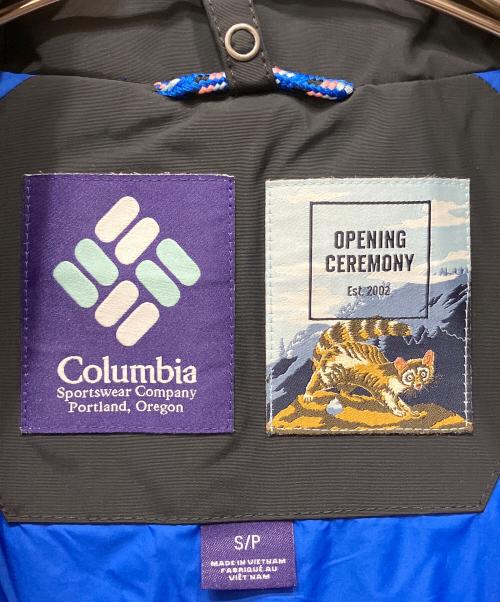 Columbia（コロンビア）Columbia (コロンビア) ナイロンジャケット ブラック×ブルー サイズ:S/Pの古着・服飾アイテム