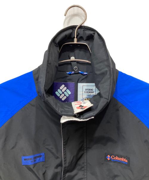 Columbia（コロンビア）Columbia (コロンビア) ナイロンジャケット ブラック×ブルー サイズ:S/Pの古着・服飾アイテム