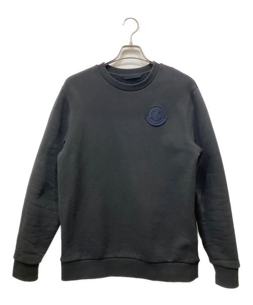 MONCLER（モンクレール）MONCLER (モンクレール) クルーネックスウェット ブラック サイズ:Lの古着・服飾アイテム