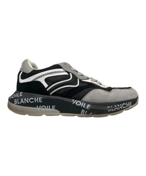 VOILE BLANCHE（ボイルブランシェ）VOILE BLANCHE (ボイルブランシェ) SHINE グレー×ブラック サイズ:40の古着・服飾アイテム