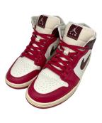 NIKEナイキ）の古着「WMNS AIR JORDAN 1 MID」｜レッド×ホワイト