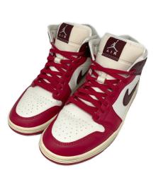 NIKE（ナイキ）の古着「WMNS AIR JORDAN 1 MID」｜レッド×ホワイト