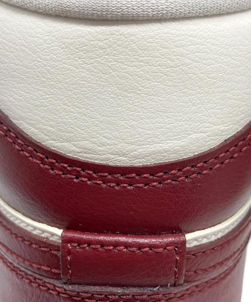 NIKE（ナイキ）NIKE (ナイキ) WMNS AIR JORDAN 1 MID レッド×ホワイト サイズ:US10.5の古着・服飾アイテム