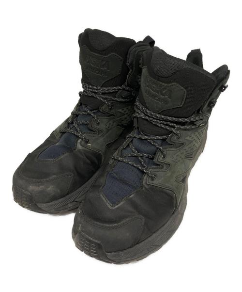HOKAONEONE（ホカオネオネ）HOKAONEONE (ホカオネオネ) ハイカットスニーカー ブラック サイズ:US9.5Dの古着・服飾アイテム