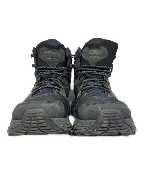 HOKAONEONE（ホカオネオネ）HOKAONEONE (ホカオネオネ) ハイカットスニーカー ブラック サイズ:US9.5Dの古着・服飾アイテム
