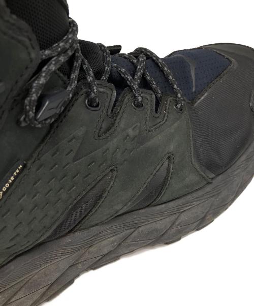 HOKAONEONE（ホカオネオネ）HOKAONEONE (ホカオネオネ) ハイカットスニーカー ブラック サイズ:US9.5Dの古着・服飾アイテム