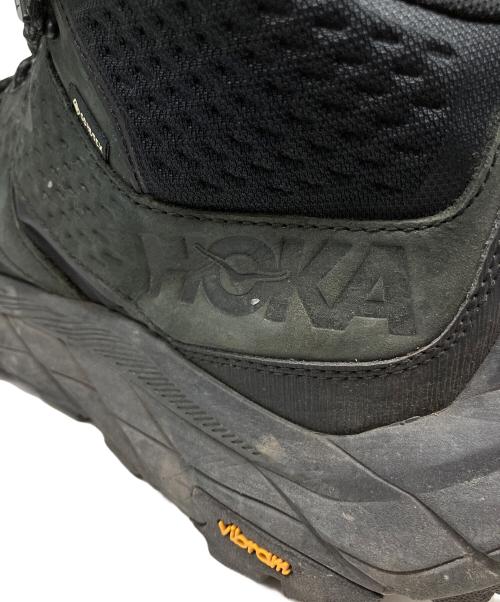 HOKAONEONE（ホカオネオネ）HOKAONEONE (ホカオネオネ) ハイカットスニーカー ブラック サイズ:US9.5Dの古着・服飾アイテム