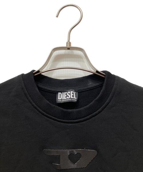 DIESEL（ディーゼル）DIESEL (ディーゼル) スウェット ブラック サイズ:Mの古着・服飾アイテム