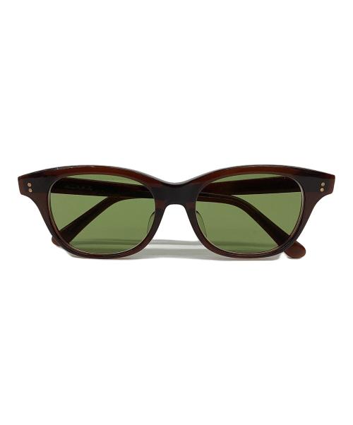白山眼鏡店（ハクサンガンキョウテン）白山眼鏡店 (ハクサンガンキョウテン) サングラス HANK 1975 ブラウンの古着・服飾アイテム