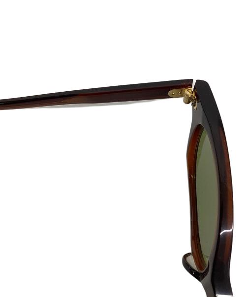 白山眼鏡店（ハクサンガンキョウテン）白山眼鏡店 (ハクサンガンキョウテン) サングラス HANK 1975 ブラウンの古着・服飾アイテム
