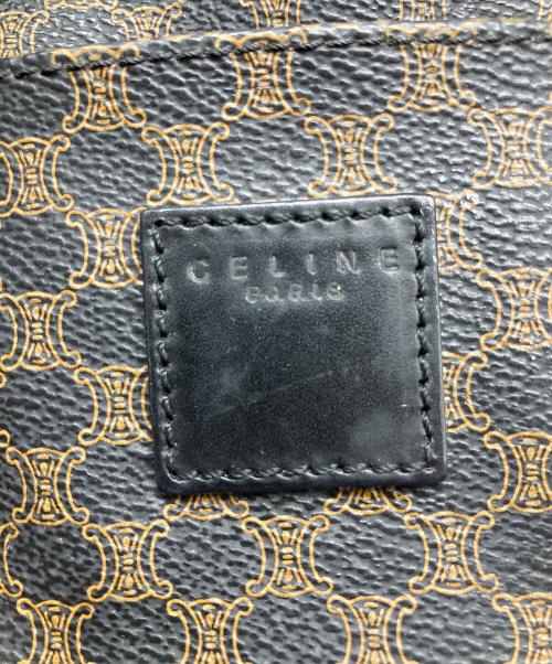 CELINE（セリーヌ）CELINE (セリーヌ) ミニボストンバッグ マカダム柄 ブラウン×ブラックの古着・服飾アイテム