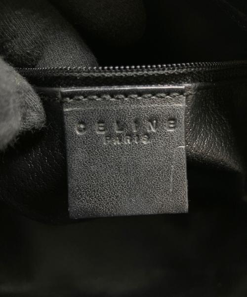 CELINE（セリーヌ）CELINE (セリーヌ) ミニボストンバッグ マカダム柄 ブラウン×ブラックの古着・服飾アイテム