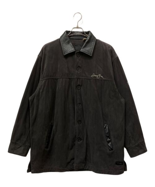 SEAN JOHN（ショーンジョン）SEAN JOHN (ショーンジョン) フェイクスウェードジャケット ブラック サイズ:XXLの古着・服飾アイテム