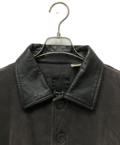 SEAN JOHN（ショーンジョン）SEAN JOHN (ショーンジョン) フェイクスウェードジャケット ブラック サイズ:XXLの古着・服飾アイテム