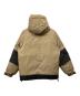 FIRST DOWN (ファーストダウン) ダウンジャケット ベージュ×ブラック サイズ:MEDIUM：12000円