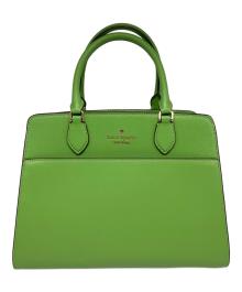 Kate Spade（ケイトスペード）の古着「マディソン ミディアム サッチェル」｜黄緑