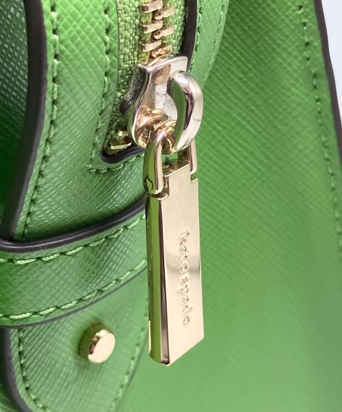 Kate Spade（ケイトスペード）Kate Spade (ケイトスペード) マディソン ミディアム サッチェル 黄緑の古着・服飾アイテム