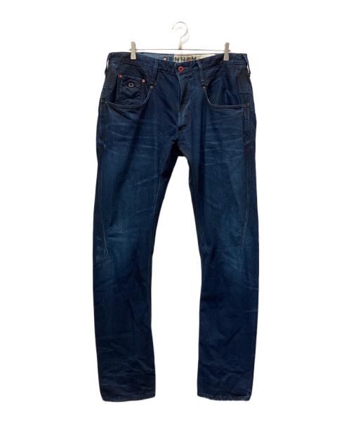 Denham（デンハム）Denham (デンハム) CROSSBACK CARROT FIT MIJTATAMI インディゴ サイズ: 91cm (W36)の古着・服飾アイテム
