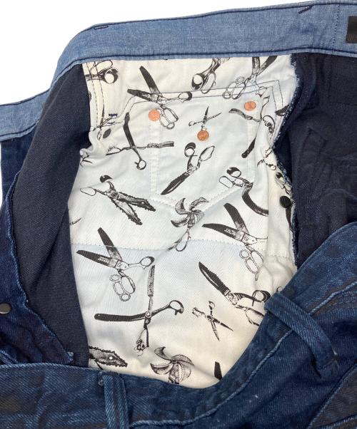Denham（デンハム）Denham (デンハム) CROSSBACK CARROT FIT MIJTATAMI インディゴ サイズ: 91cm (W36)の古着・服飾アイテム