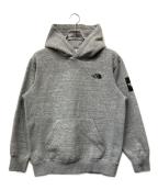 THE NORTH FACEザ ノース フェイス）の古着「スクエアロゴフーディ」｜グレー