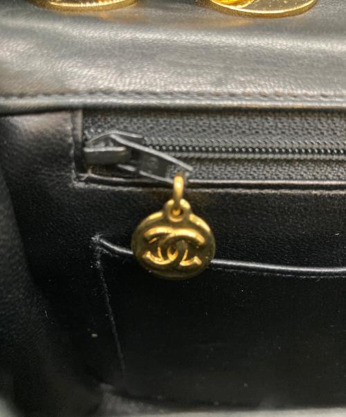 CHANEL（シャネル）CHANEL (シャネル) チェーンショルダーバッグ ブラックの古着・服飾アイテム