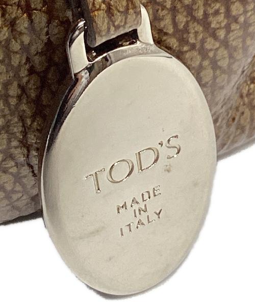 TOD'S（トッズ）TOD'S (トッズ) ハンドバッグ ブラウン×ゴールドの古着・服飾アイテム
