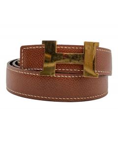 中古・古着通販】HERMES (エルメス) Hロゴベルト ベージュ サイズ:65