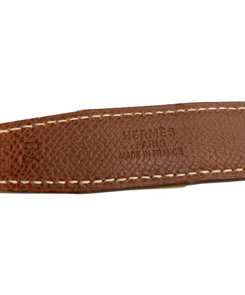 HERMES（エルメス）HERMES (エルメス) ミニコンスタンス レザーベルト ブラウンの古着・服飾アイテム