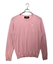 DSQUARED2（ディースクエアード）の古着「カシミヤニット」｜ピンク