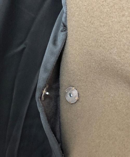 KAZUYUKI KUMAGAI ATTACHMENT（カズユキクマガイ アタッチメント）KAZUYUKI KUMAGAI ATTACHMENT (カズユキクマガイ アタッチメント) カシミヤ混ダブルフェイスビーバー ベージュ サイズ:Mの古着・服飾アイテム