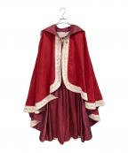 SECRET HONEY×DISNEYシークレットハニー×ディズニー）の古着「実写版『美女と野獣』 ベル 愛の芽生え ドレス」｜レッド×ホワイト