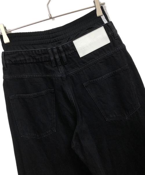 adidas Originals（アディダスオリジナル）adidas Originals (アディダスオリジナル) KSENIA SCHNAIDER (クセニア シュナイダー) ボクサーショートジーンズ ブラック サイズ:28の古着・服飾アイテム