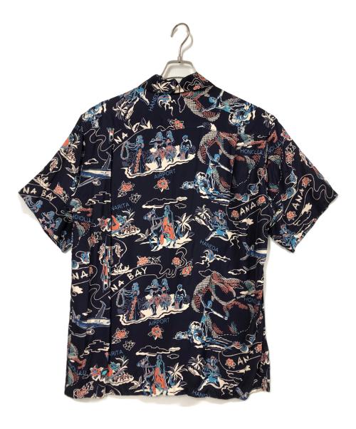 KONA BAY（コナベイ）KONA BAY (コナベイ) アロハシャツ ネイビー サイズ:Mの古着・服飾アイテム