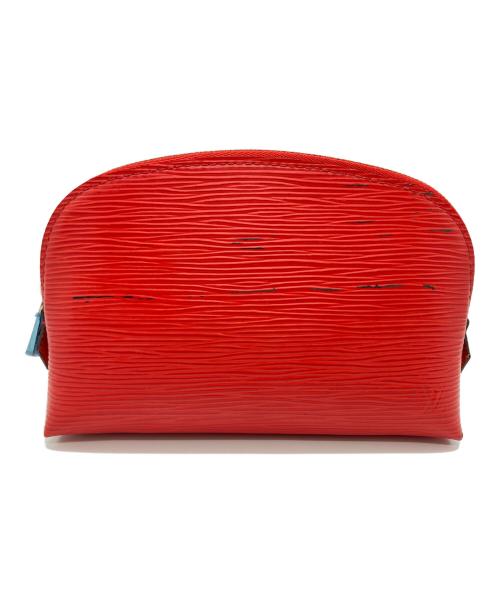 LOUIS VUITTON（ルイ ヴィトン）LOUIS VUITTON (ルイ ヴィトン) ポシェット・コスメティック レッドの古着・服飾アイテム