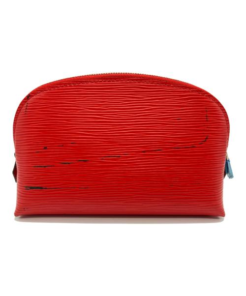 LOUIS VUITTON（ルイ ヴィトン）LOUIS VUITTON (ルイ ヴィトン) ポシェット・コスメティック レッドの古着・服飾アイテム