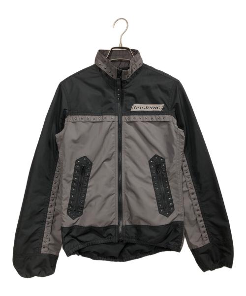 Hysteric Glamour（ヒステリックグラマー）Hysteric Glamour (ヒステリックグラマー) スタッズジップジャケット ブラック サイズ:FREEの古着・服飾アイテム