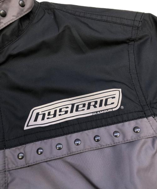 Hysteric Glamour（ヒステリックグラマー）Hysteric Glamour (ヒステリックグラマー) スタッズジップジャケット ブラック サイズ:FREEの古着・服飾アイテム