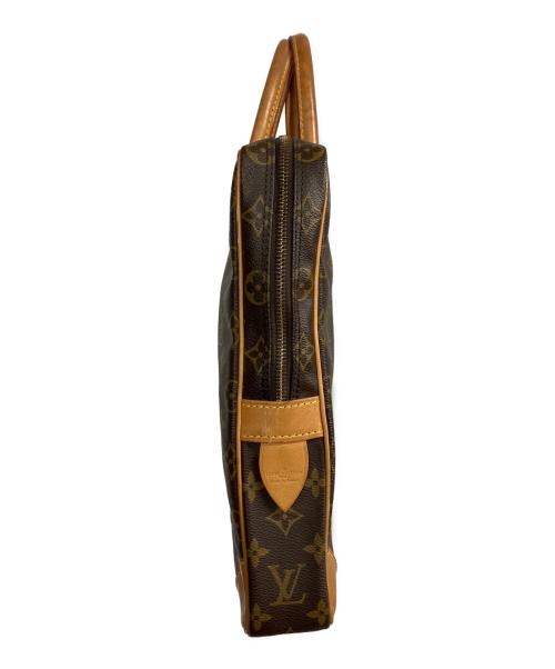 LOUIS VUITTON（ルイ ヴィトン）LOUIS VUITTON (ルイ ヴィトン) ポルトドキュマン ヴォワヤージュ モノグラム ビジネスバッグ ブラウンの古着・服飾アイテム